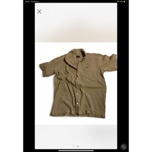 Robe di Kappa Mens Button Up Short‎ Sleeve Shirt